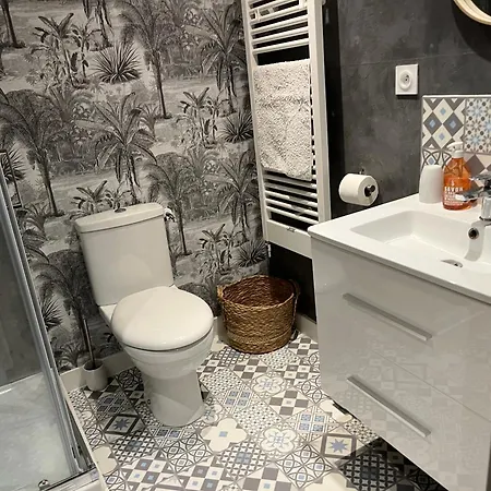 Joli T2 3* 40 M2 Avec Parking Et Terrasse דירה אקס-לה-באינס